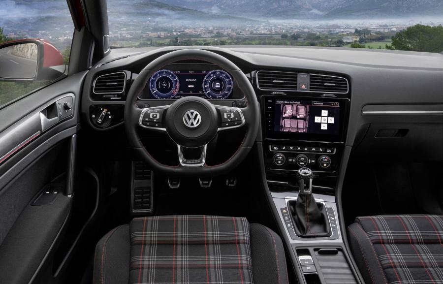Схема Volkswagen Golf GTI 3-Door 2017 года  (UK) (фото 7 из 33)